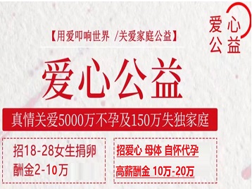 大城捐卵助孕生子 爱心志愿者招募